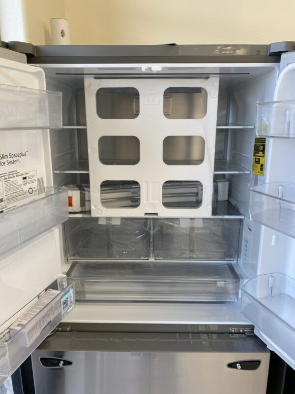 LG 26 cu. ft. Smart Counter-Depth MAX French Door Refrigerator with Dual Ice Makers in PrintProof Stainless Steel