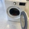 LG 5.0 cu. ft. Mega Capacity Smart Front Load Electric All-in-One Washer Dryer Combo with TurboWash360 WiFi in Black Steel
