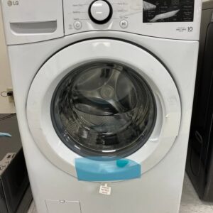 Washer-Front Load Mega Capacity Laundry Machine 6 Motion White LG