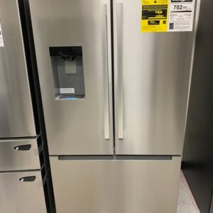 Bosch Fastest Ice Maker Standard-Depth 300 Series 26-cu ft 3 -Door 36-in Wide Smart Compatible French Door Refrigerator with Ice Maker with Water and Ice Dispenser ( Stainless Steel ) ENERGY STAR Certified