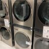 LG WashTower Stacked SMART Laundry Center 4.5 Cu.Ft. Front Load Washer & 7.4 Cu.Ft. Electric Dryer in Graphite Steel