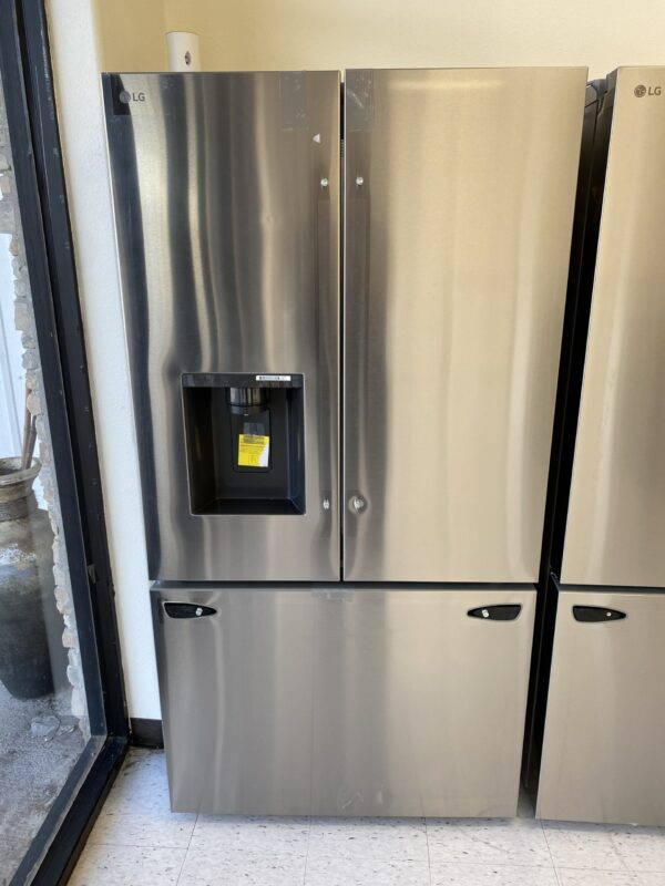 LG 26 cu. ft. Smart Counter-Depth MAX French Door Refrigerator with Dual Ice Makers in PrintProof Stainless Steel