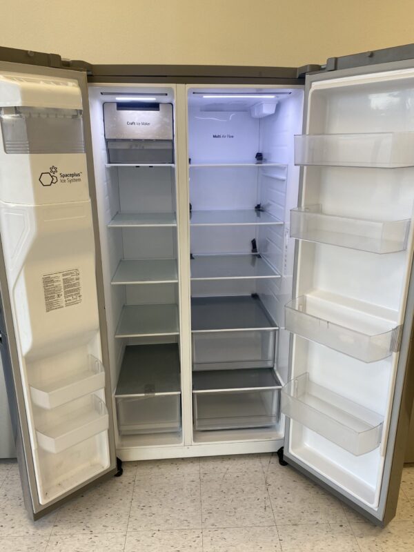 LG 27 cu. ft. Side by Side Smart Refrigerator w/ Craft Ice, External Ice and Water Dispenser in PrintProof Stainless Steel