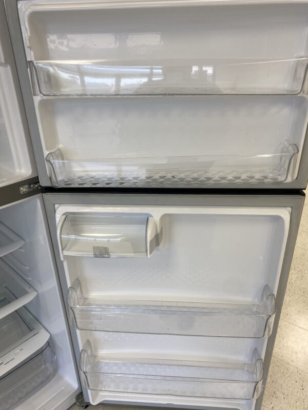 LG 24 cu. ft. Top Mount Freezer Refrigerator with Multi-Flow Air System in Stainless Steel, Garage Ready