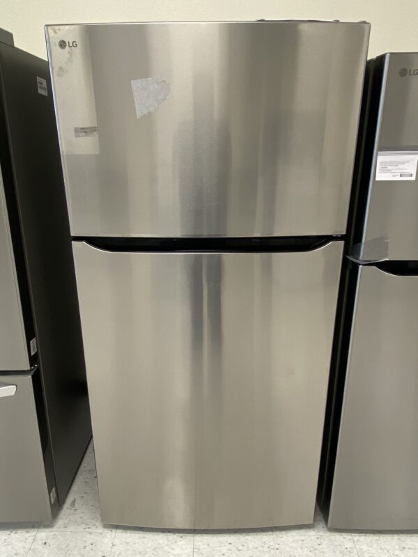 IMG_0086 LG 24 cu. ft. Top Mount Freezer Refrigerator with Multi-Flow Air System in Stainless Steel, Garage Ready