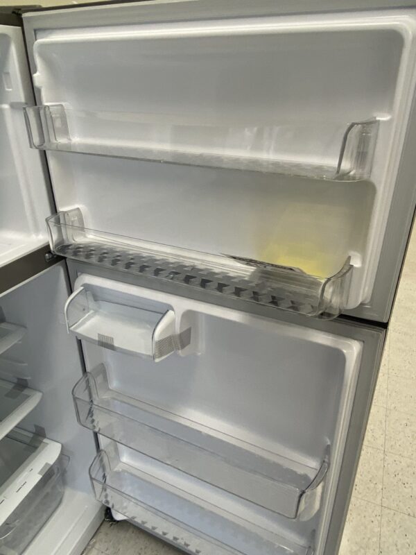 IMG_0090 LG 24 cu. ft. Top Mount Freezer Refrigerator with Multi-Flow Air System in Stainless Steel, Garage Ready