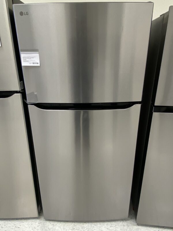 LG 30 in. W 20 cu. ft. Top Freezer Refrigerator w/ Multi-Air Flow and Reversible Door in Stainless Steel,ENERGY STAR