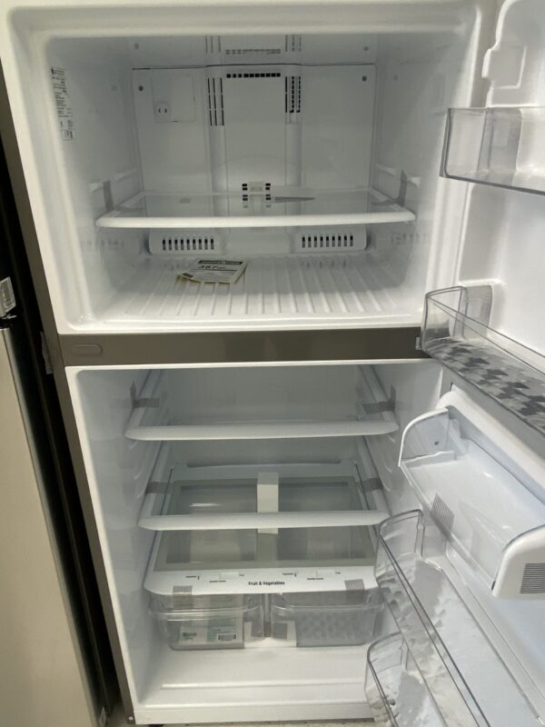 LG 30 in. W 20 cu. ft. Top Freezer Refrigerator w/ Multi-Air Flow and Reversible Door in Stainless Steel,ENERGY STAR