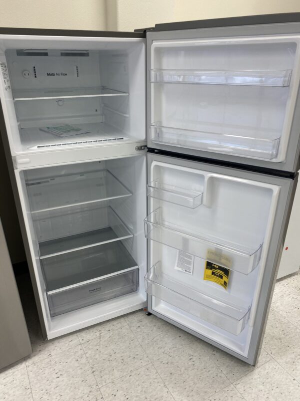LG 28 in. 18 cu. ft. Top Freezer Garage-Ready Refrigerator in PrintProof Stainless Steel