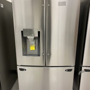 LG 28 cu. ft. 3 Door French Door Refrigerator with Ice and Water Dispenser and Craft Ice in PrintProof Stainless Steel