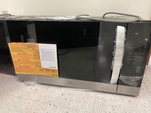 LG 1.8 cu. ft. 30 in. W Smart Over the Range Microwave Oven with EasyClean in PrintProof Stainless Steel 1000-Watt