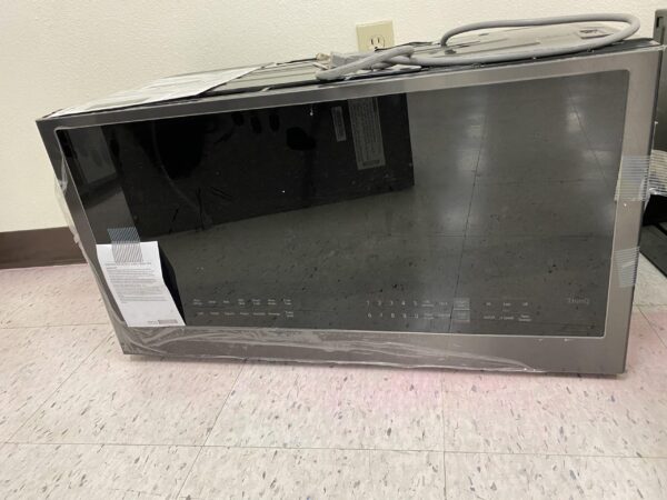 LG Smart 30 in. W 2.1 cu. ft. Over the Range Microwave with EasyClean 1,050-Watt in PrintProof Black Stainless Steel