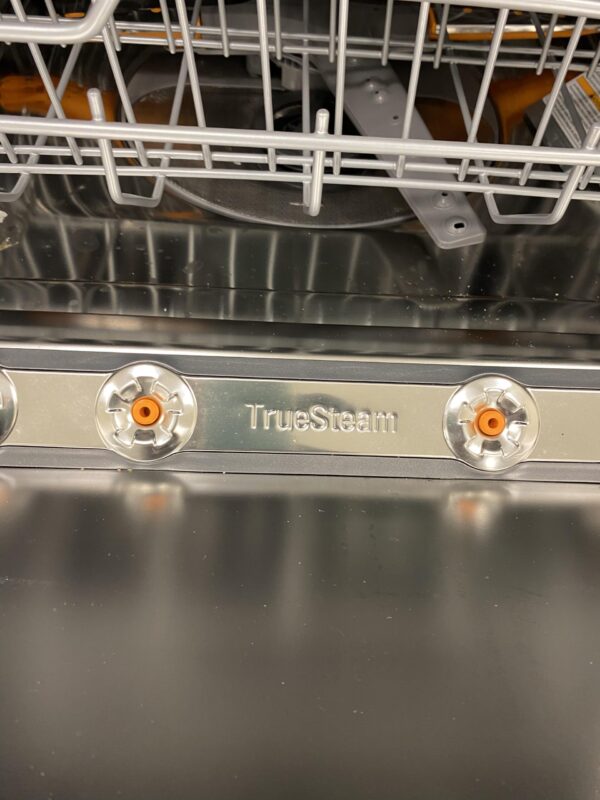 LG 24 in. in PrintProof Stainless Steel Top Control Dishwasher with Towel Bar, TrueSteam and QuadWash