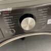 LG 4.5 Cu. Ft. Stackable SMART Front Load Washer in Black Steel with Steam and TurboWash360 Technology