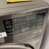 LG 4.5 Cu. Ft. Stackable SMART Front Load Washer in Black Steel with Steam and TurboWash360 Technology
