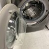 LG 4.5 Cu. Ft. Stackable SMART Front Load Washer in Black Steel with Steam and TurboWash360 Technology