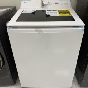 LG 4.8 cu.ft. SMART Top Load Washer in Alpine White with 4-way Agitator, Easy Unload and AI Sensing