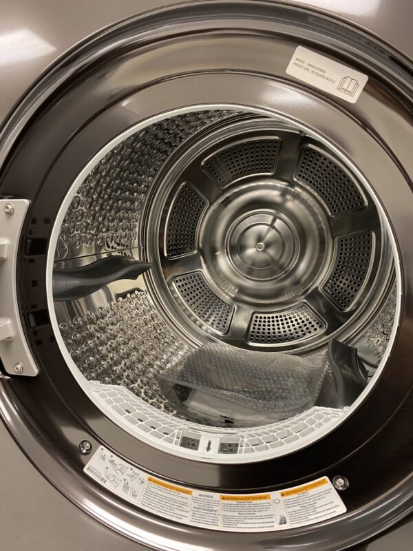 LG 5.0 cu. ft. Washer 7.8 cu. ft. Dual Inverter Heat Pump Ventless Dryer Electric Laundry Center in Black Steel