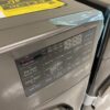 LG 4.5 Cu. Ft. Stackable SMART Front Load Washer in Black Steel with Steam and TurboWash360 Technology
