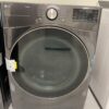 IMG_0271 LG 7.4 Cu. Ft. Vented SMART Stackable Electric Dryer in Black Steel with TurboSteam and Sensor Dry Technology