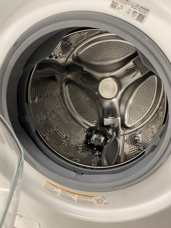 IMG_0312 LG 4.5 Cu. Ft. Stackable Front Load Washer in White with Coldwash Technology