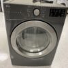 LG 7.4 cu. ft. Vented Stackable Electric Dryer in Middle Black with Sensor Dry Technology