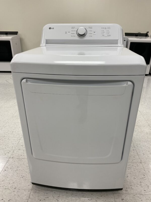 IMG_0329 LG 7.3 Cu.Ft. Vented Electric Dryer in White with Sensor Dry Technology