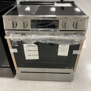 IMG_0338 LG 30 in. 6.3 cu. ft. Smart 4-Element Induction Slide-In Range Stainless Steel with ProBake Convection, Air Fry