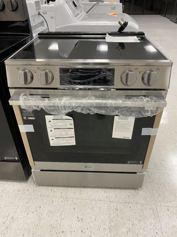 LG 30 in. 6.3 cu. ft. Smart 4-Element Induction Slide-In Range Stainless Steel with ProBake Convection, Air Fry