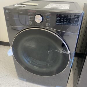 IMG_0389 LG 7.4 Cu. Ft. Vented SMART Stackable Electric Dryer in Black Steel with TurboSteam and Sensor Dry Technology