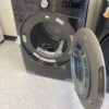 LG 7.4 Cu. Ft. Vented SMART Stackable Electric Dryer in Black Steel with TurboSteam and Sensor Dry Technology