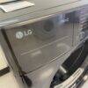 LG 7.4 Cu. Ft. Vented SMART Stackable Electric Dryer in Black Steel with TurboSteam and Sensor Dry Technology