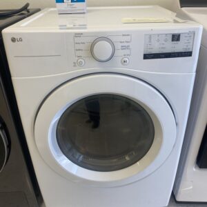 LG 7.4 Cu. Ft. vented Stackable Electric Dryer in White with Sensor Dry