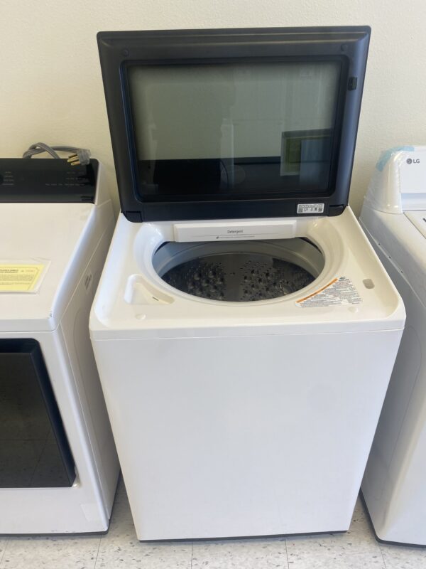 LG 5.3 cu. ft. SMART Top Load Washer in Alpine White with Agitator, Easy Unload and TurboWash3D Technology