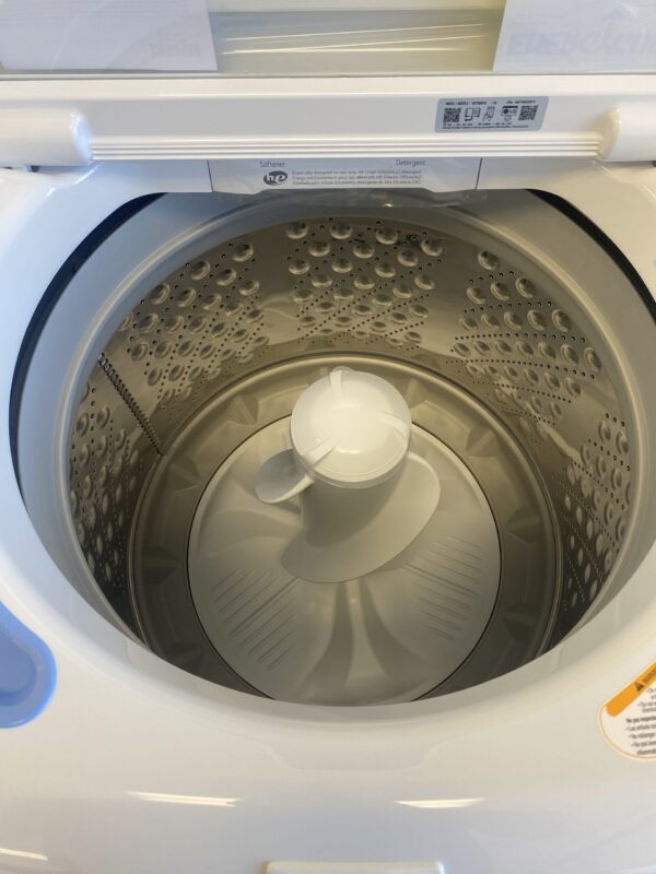 LG 4.3 Cu. Ft. Top Load Washer in White with 4-Way Agitator, NeveRust Drum and TurboDrum Technology