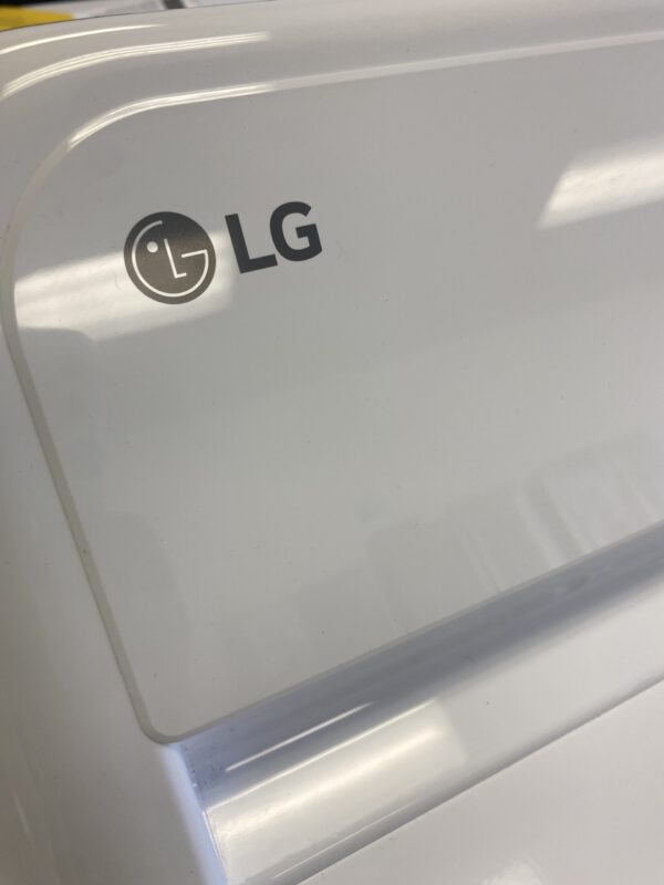 LG 7.3 Cu.Ft. Vented Electric Dryer in White with Sensor Dry Technology