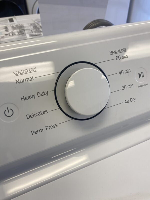 LG 7.3 Cu.Ft. Vented Electric Dryer in White with Sensor Dry Technology