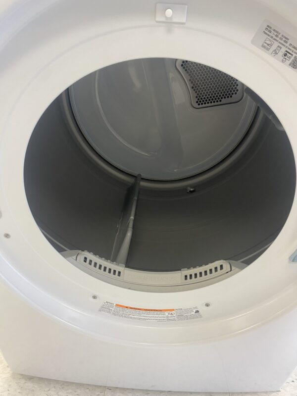LG 7.4 Cu. Ft. vented Stackable Electric Dryer in White with Sensor Dry