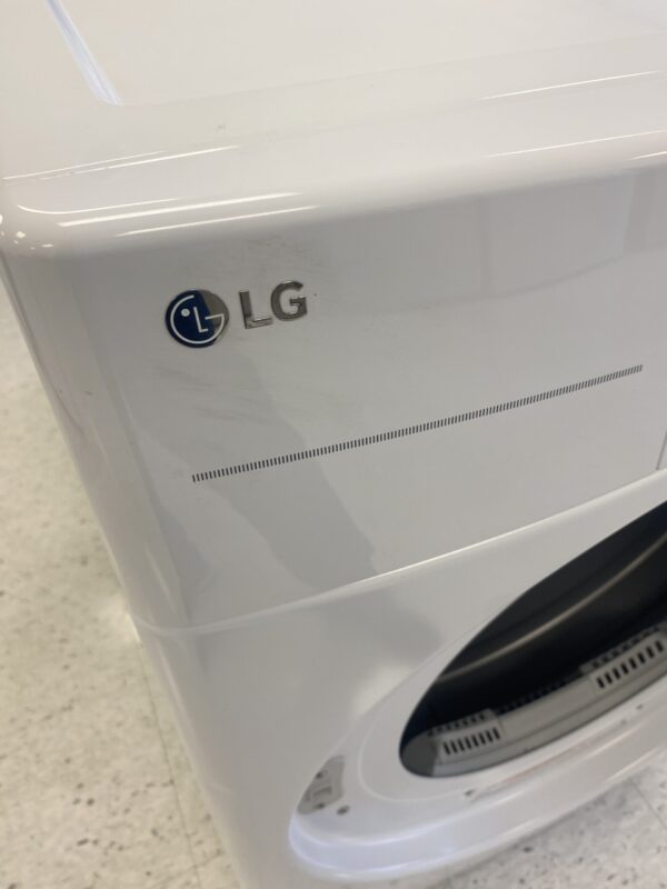 LG 7.4 Cu. Ft. vented Stackable Electric Dryer in White with Sensor Dry