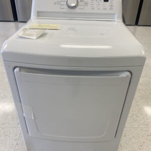 LG 7.3 Cu. Ft. Vented Electric Dryer in White with Sensor Dry