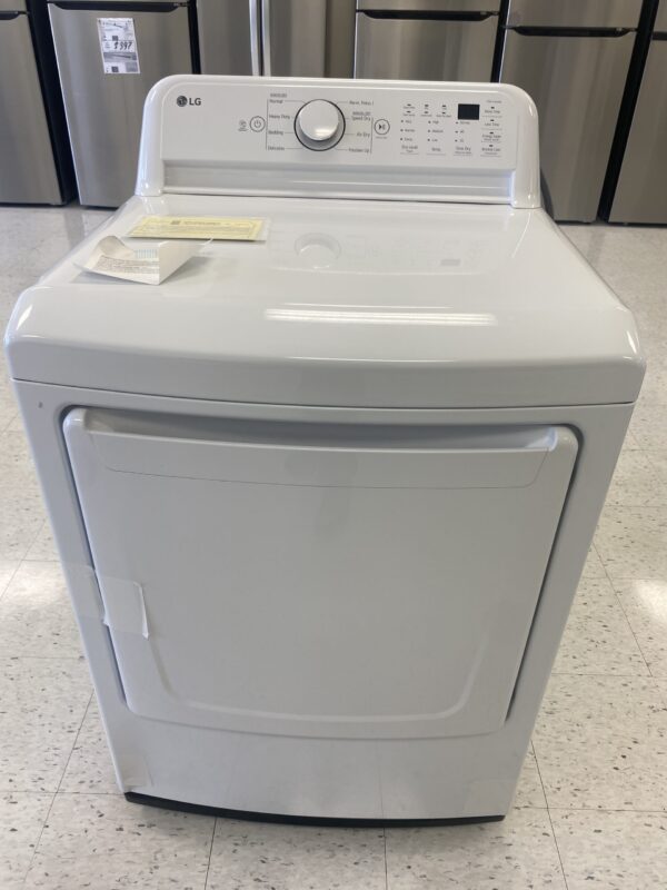 LG 7.3 Cu. Ft. Vented Electric Dryer in White with Sensor Dry