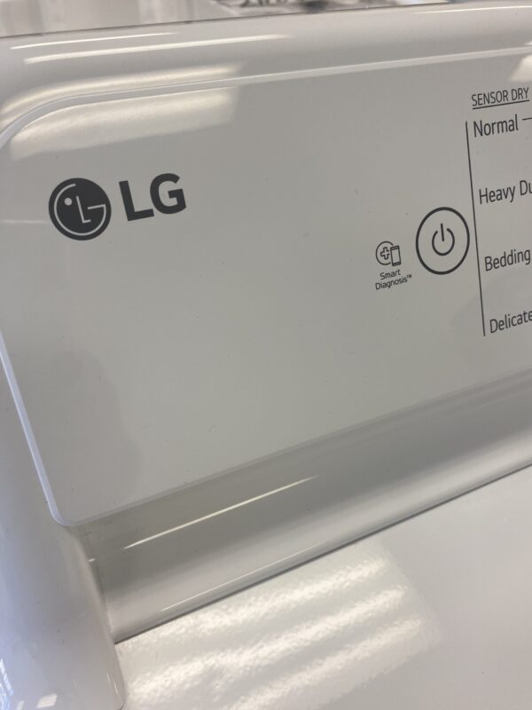 LG 7.3 Cu. Ft. Vented Electric Dryer in White with Sensor Dry