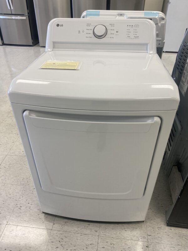 LG 7.3 Cu.Ft. Vented Electric Dryer in White with Sensor Dry Technology