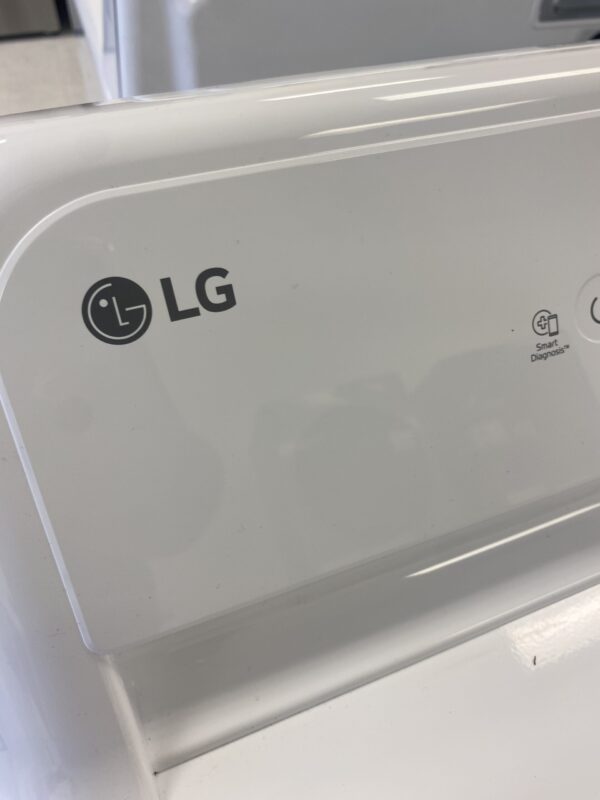 LG 7.3 Cu.Ft. Vented Electric Dryer in White with Sensor Dry Technology