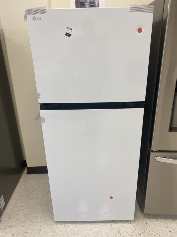 LG 28 in. 18 cu. ft. Top Freezer Garage-Ready Refrigerator in White