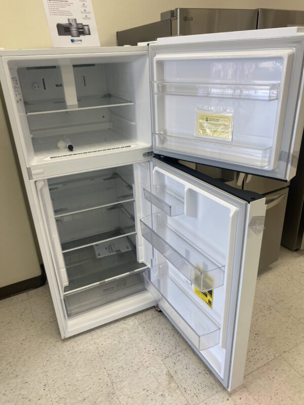 LG 28 in. 18 cu. ft. Top Freezer Garage-Ready Refrigerator in White