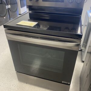 LG 6.3 cu. ft. Smart Fan Convection Electric Oven Range with Air Fry and EasyClean in PrintProof Black Stainless Steel