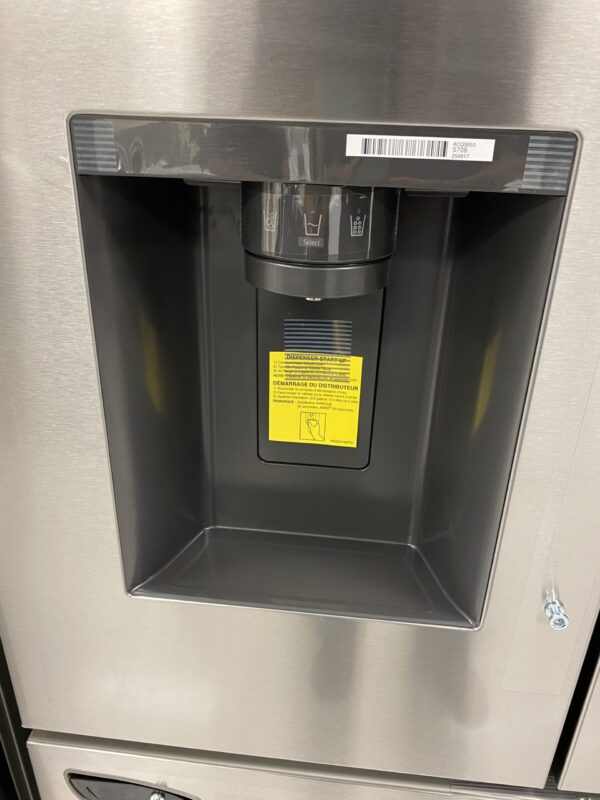 LG 26 cu. ft. Smart Counter-Depth MAX French Door Refrigerator with Dual Ice Makers in PrintProof Stainless Steel