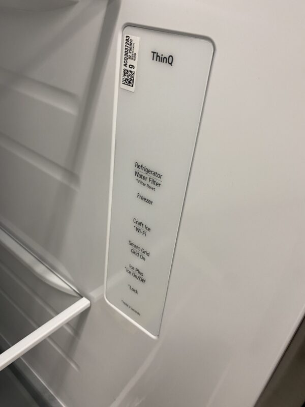 LG 27 cu. ft. Side by Side Smart Refrigerator w/ Craft Ice, External Ice and Water Dispenser in PrintProof Stainless Steel