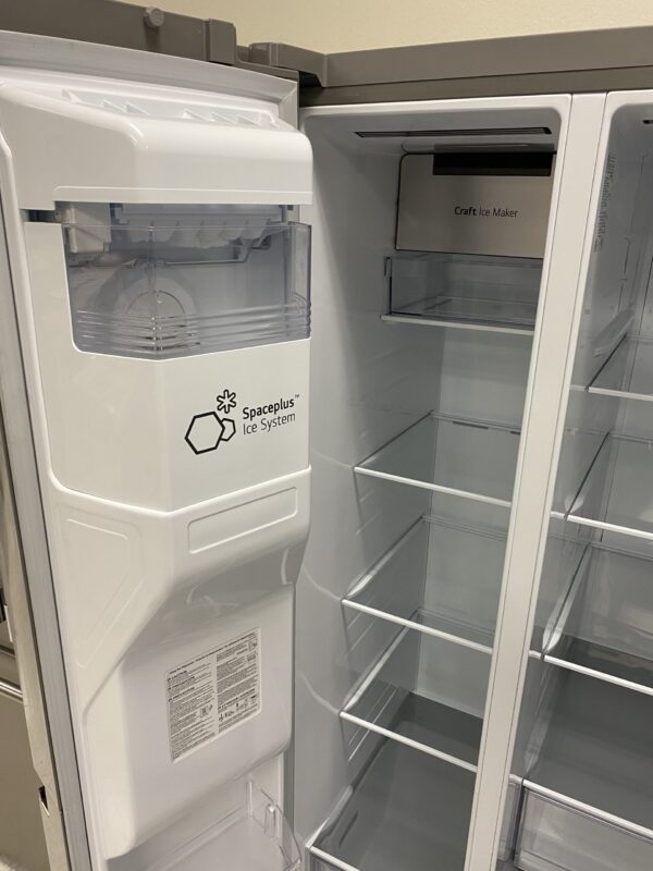 LG 27 cu. ft. Side by Side Smart Refrigerator w/ Craft Ice, External Ice and Water Dispenser in PrintProof Stainless Steel
